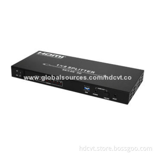 1 x 8, 4 x 2K HDMI Splitter with Audio Extractor